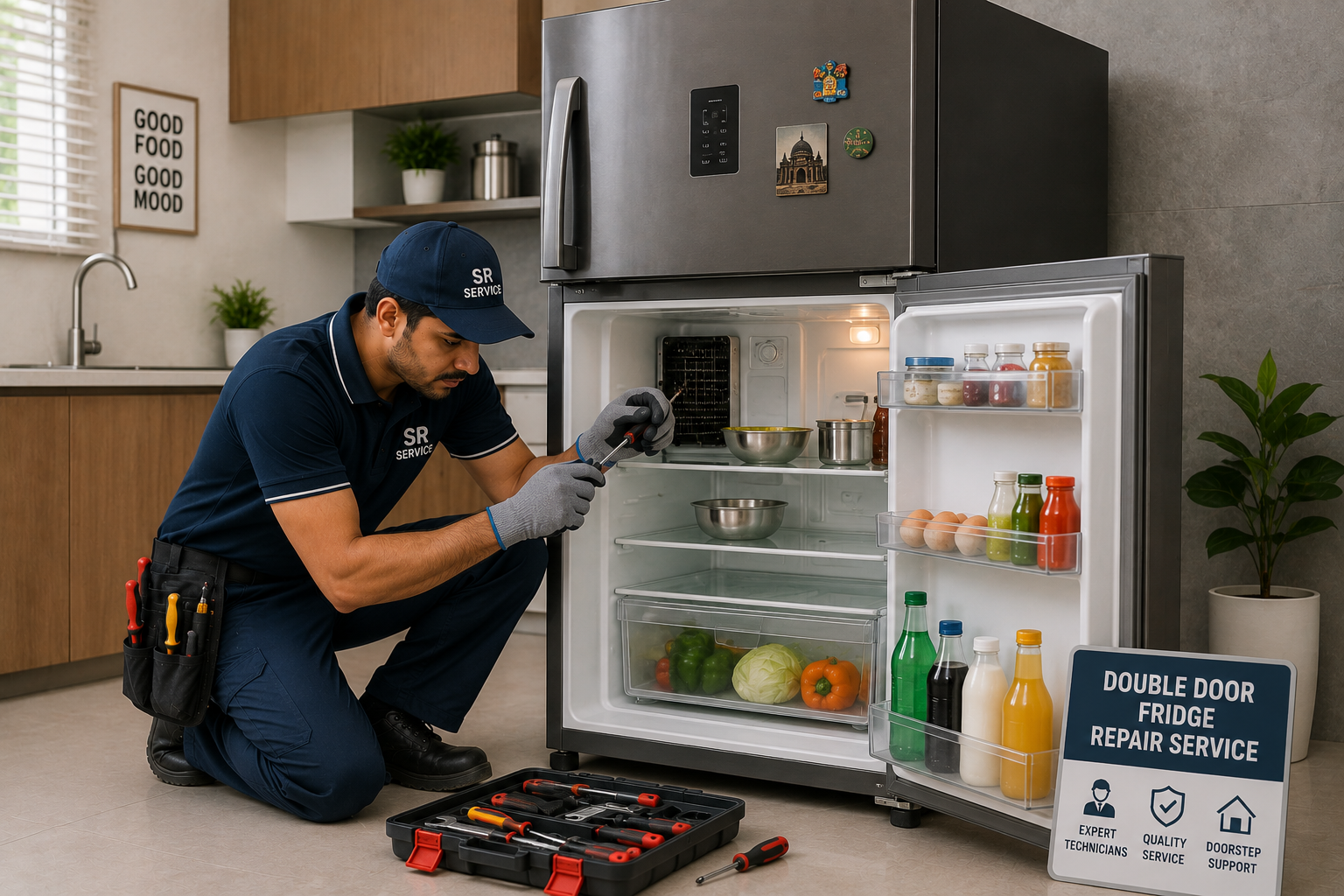 Double Door Fridge Repair